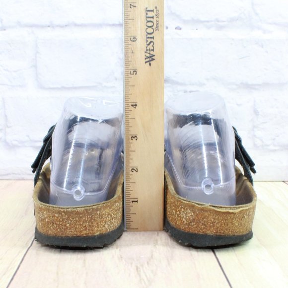 Birkenstock Mayari Black Birko-Flor Slide Sandals Size EU 37 US  6-6.5 - Picture 6 of 10